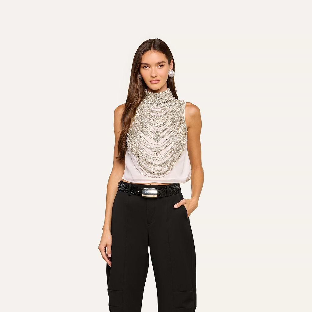 Yun Draped Crystal Tank