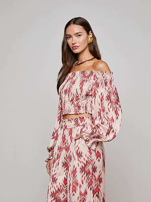 Graciela Off-Shoulder Top preorder L'AGENCE