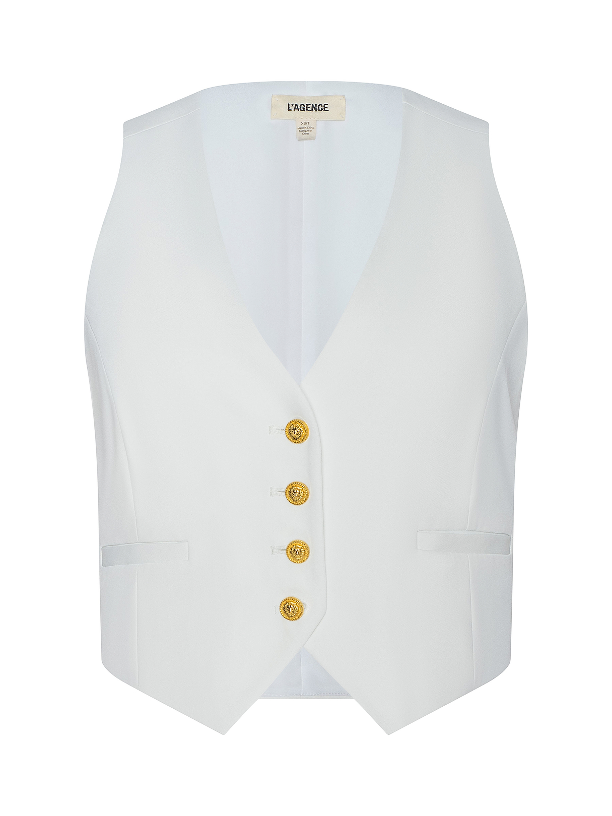 Jianna Vest in Ivory | L'AGENCE