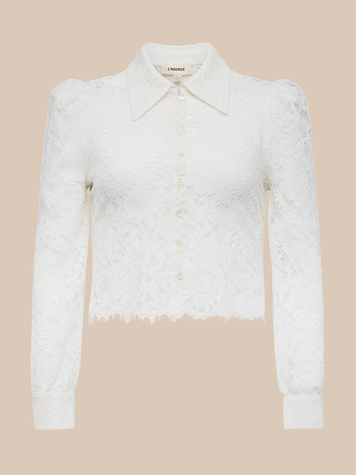トップス Alline Lace Blouse Herlipto white S Anita Lace Blouse in Ivory | L'AGENCE