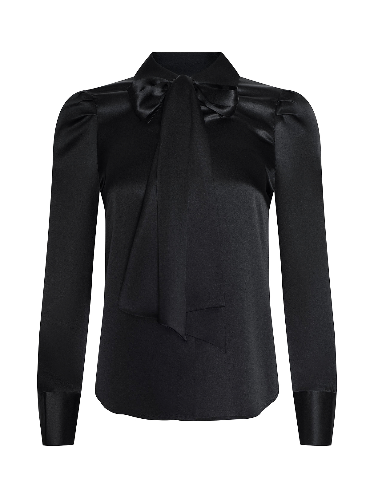 Honey Silk Blouse in Black | L'AGENCE