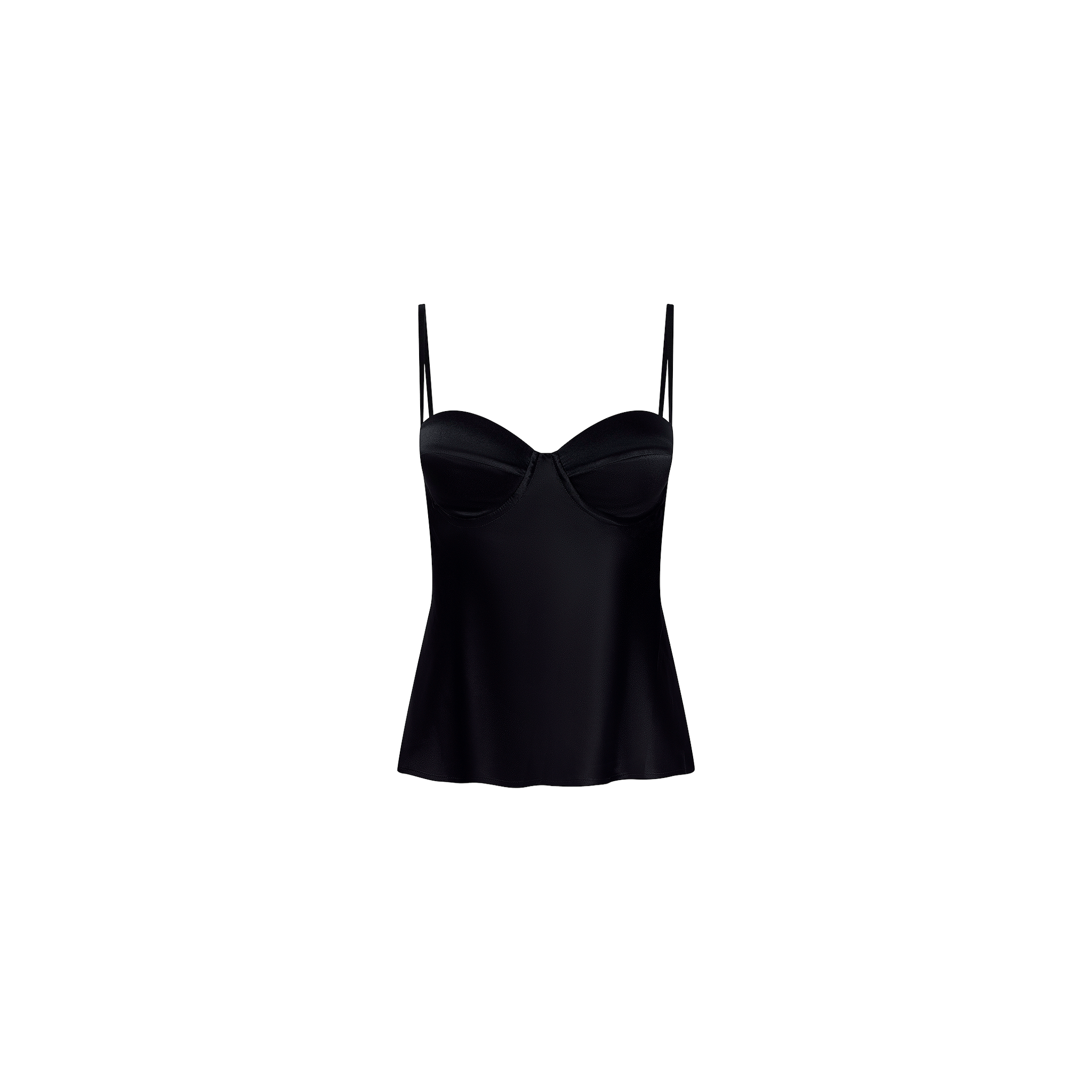 Orlina Silk Camisole in Black | L'AGENCE Orlina Silk Camisole in Black | L'AGENCE