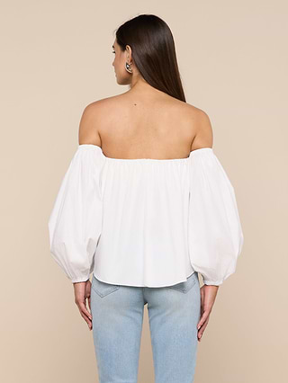off shoulder dress blouse Tropical Hideaway Off Shoulder Blouse
