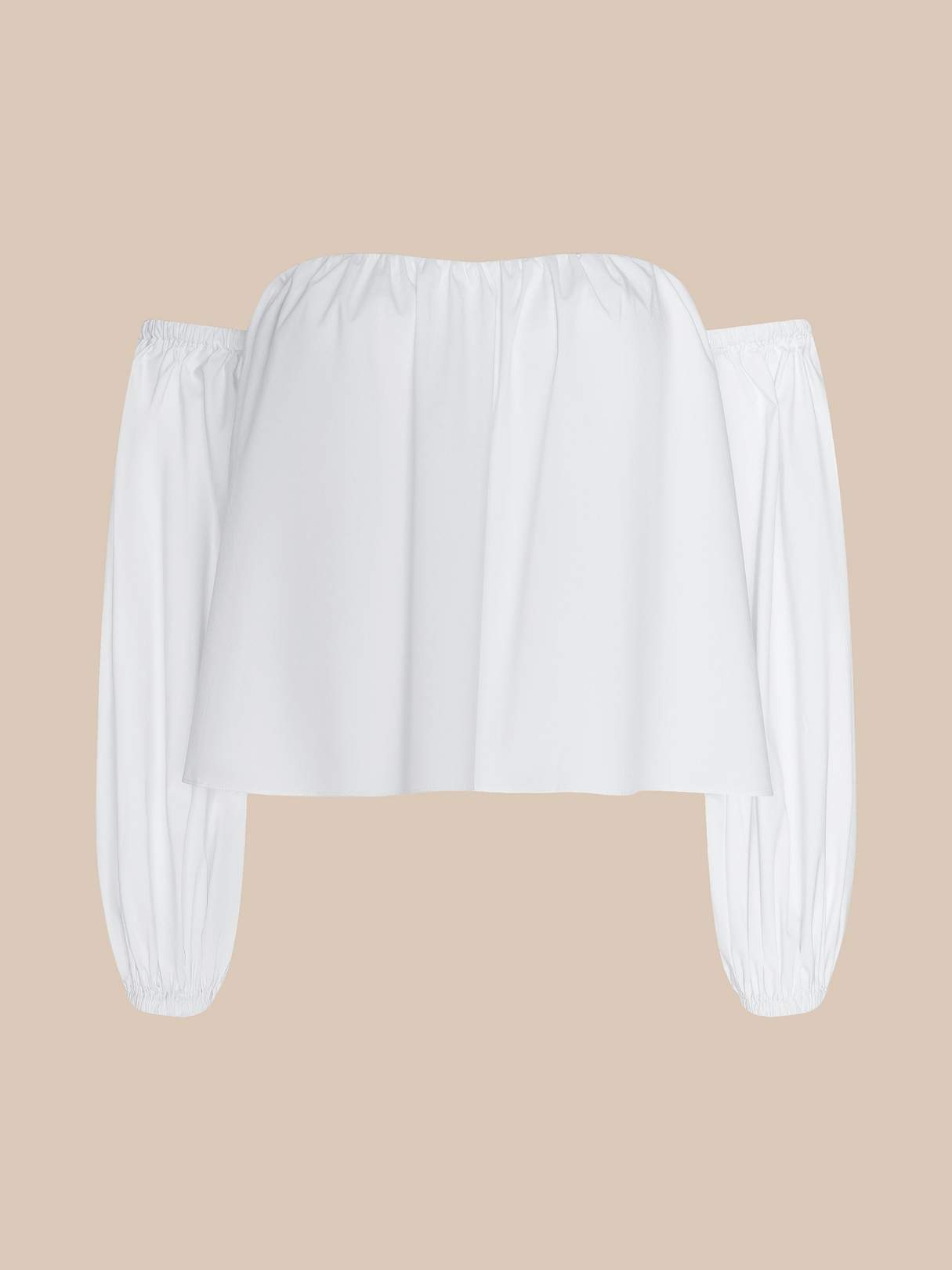 【新品未使用】sugar Off shoulder Blouse ホワイト Sarai Off-the-Shoulder Top in White | L'AGENCE