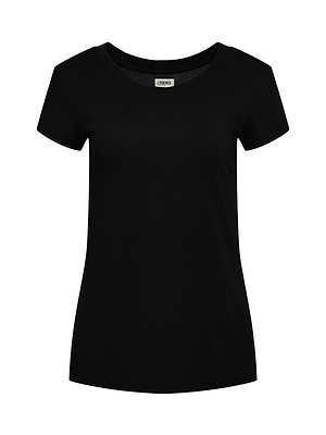 Cory Cotton Scoopneck Tee tee shirt L'AGENCE   
