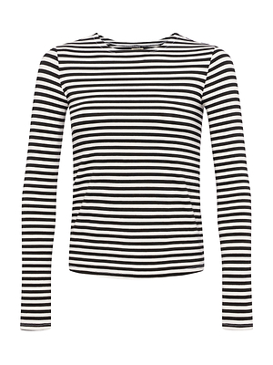 Tess Long Sleeve Tee tee shirt L'AGENCE   