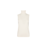 Off-white Ceci Sleeveless Turtleneck slim-fit sleeveless knit top.