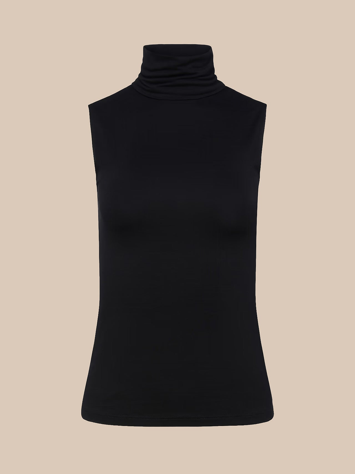 Ceci Sleeveless Turtleneck in Black | L'AGENCE