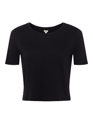 Donna Cotton Cropped Tee tee shirt L'AGENCE   