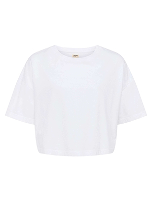 Daria Oversized Cropped Tee tee shirt L'AGENCE