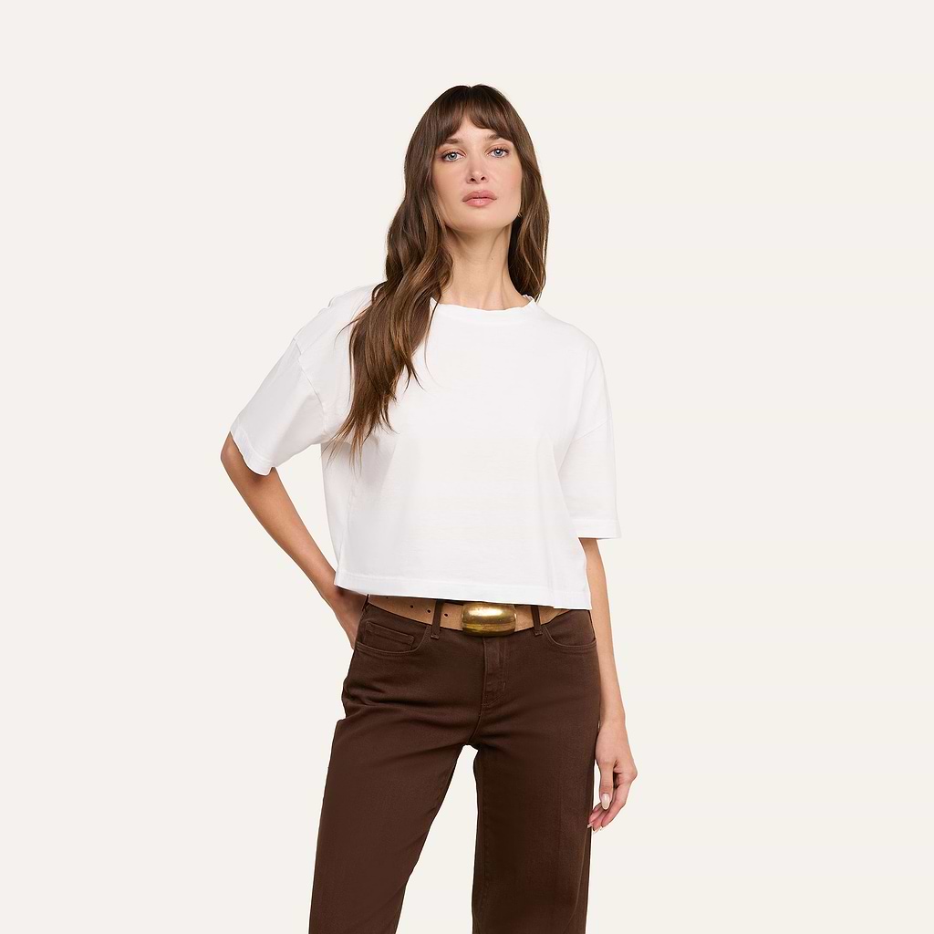 Daria Oversized Cropped Tee