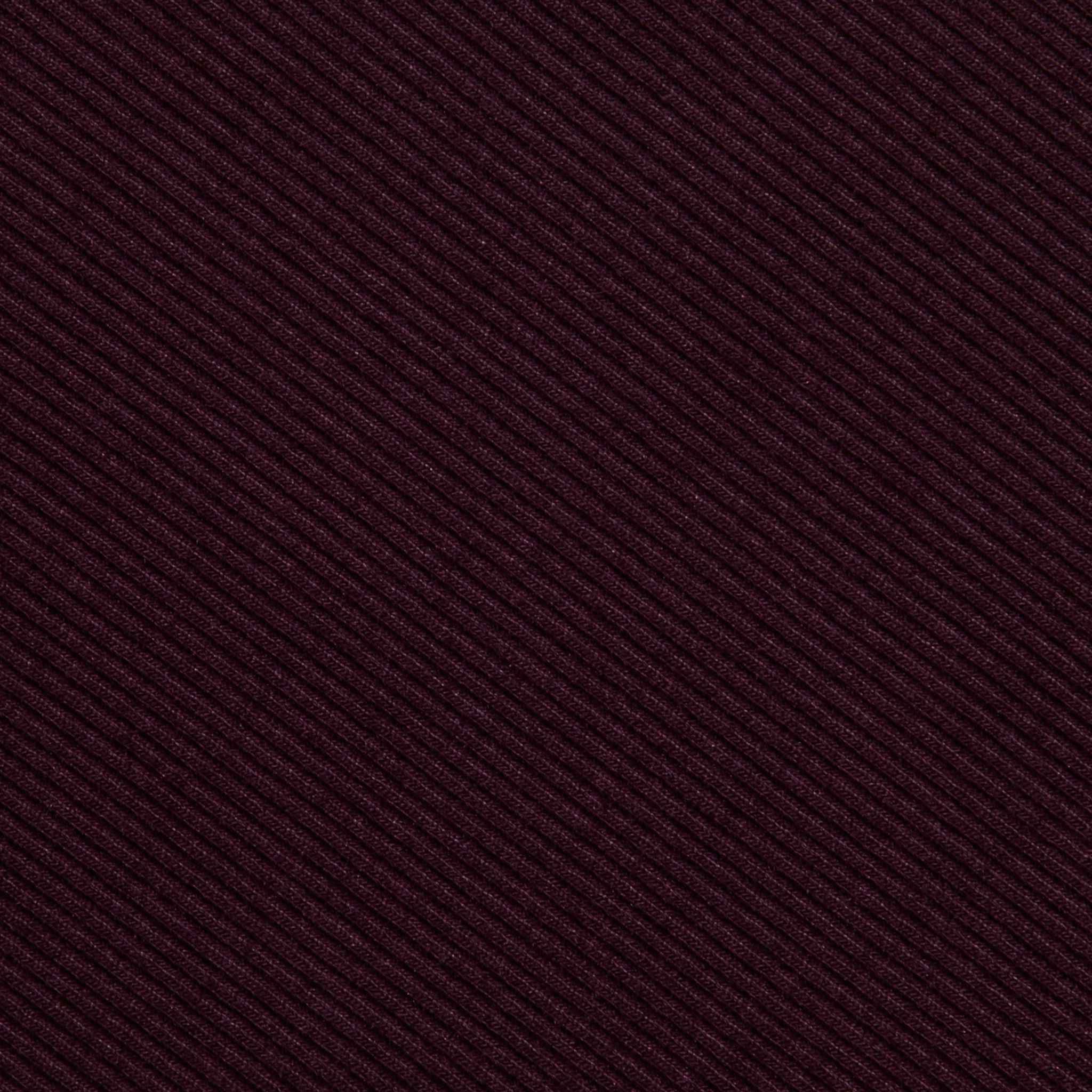 Close-up of the Elara Scoopneck Bodysuit in dark maroon stretch cotton modal fabric, featuring a diagonal ribbed texture with fine lines and a soft, woven look.