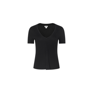 The Aileen Cotton Crewneck Tee, made from soft Supima cotton with a relaxed fit and short sleeves, is shown on a plain white background.