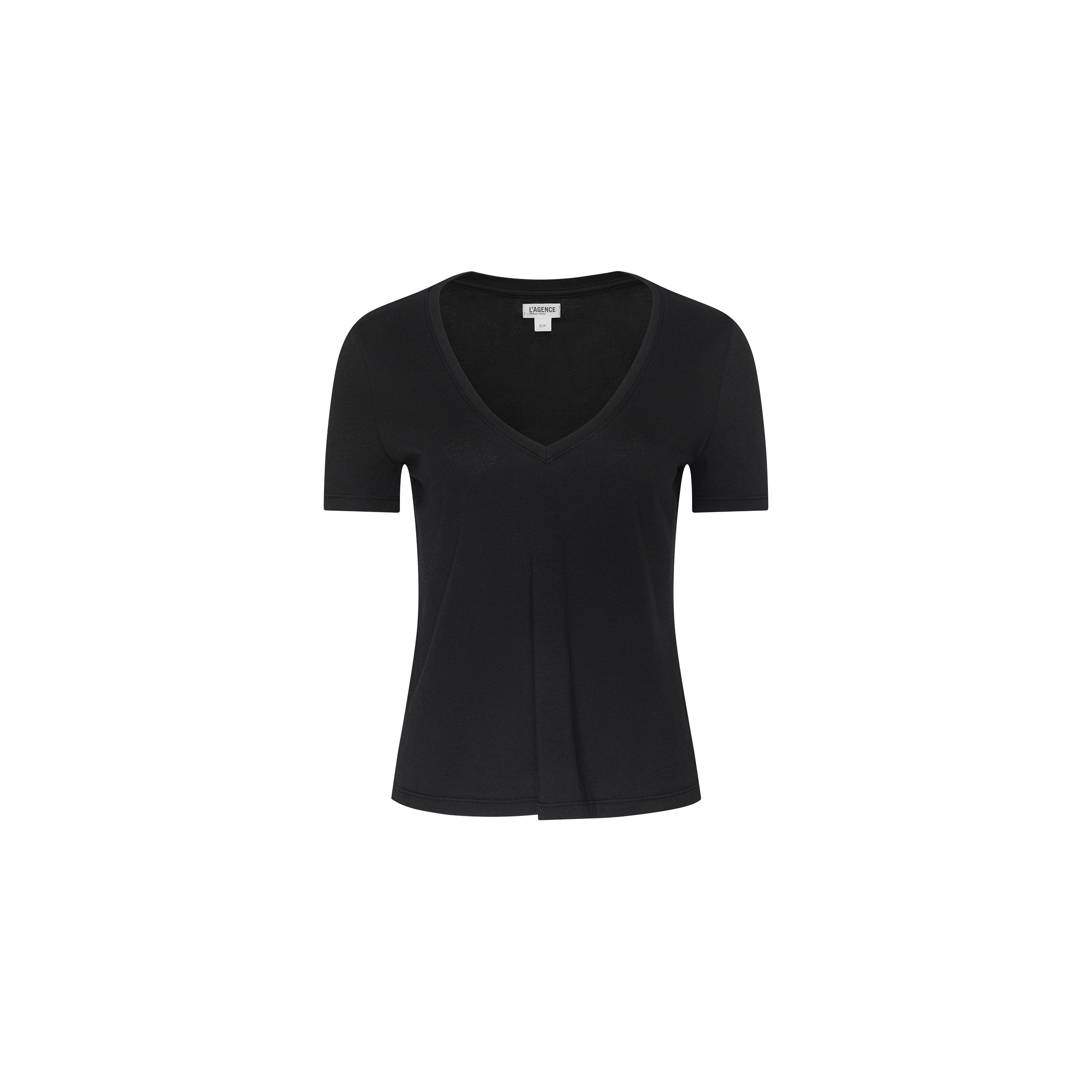 The Aileen Cotton Crewneck Tee, made from soft Supima cotton with a relaxed fit and short sleeves, is shown on a plain white background.