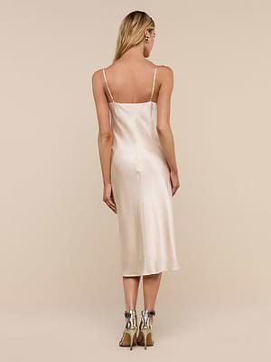 L'AGENCE Jodie Silk Slip Dress In Champagne L'AGENCE Jodie Silk Slip Dress In Champagne