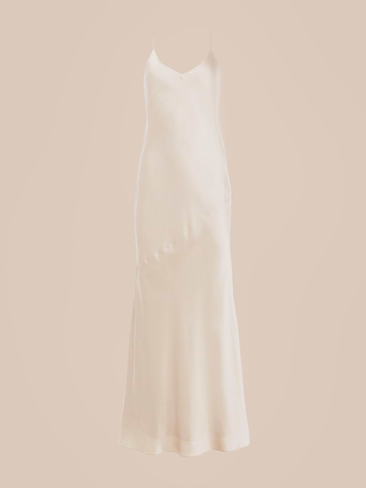 Serita Silk Gown in Champagne | L'AGENCE Serita Silk Gown in Champagne | L'AGENCE