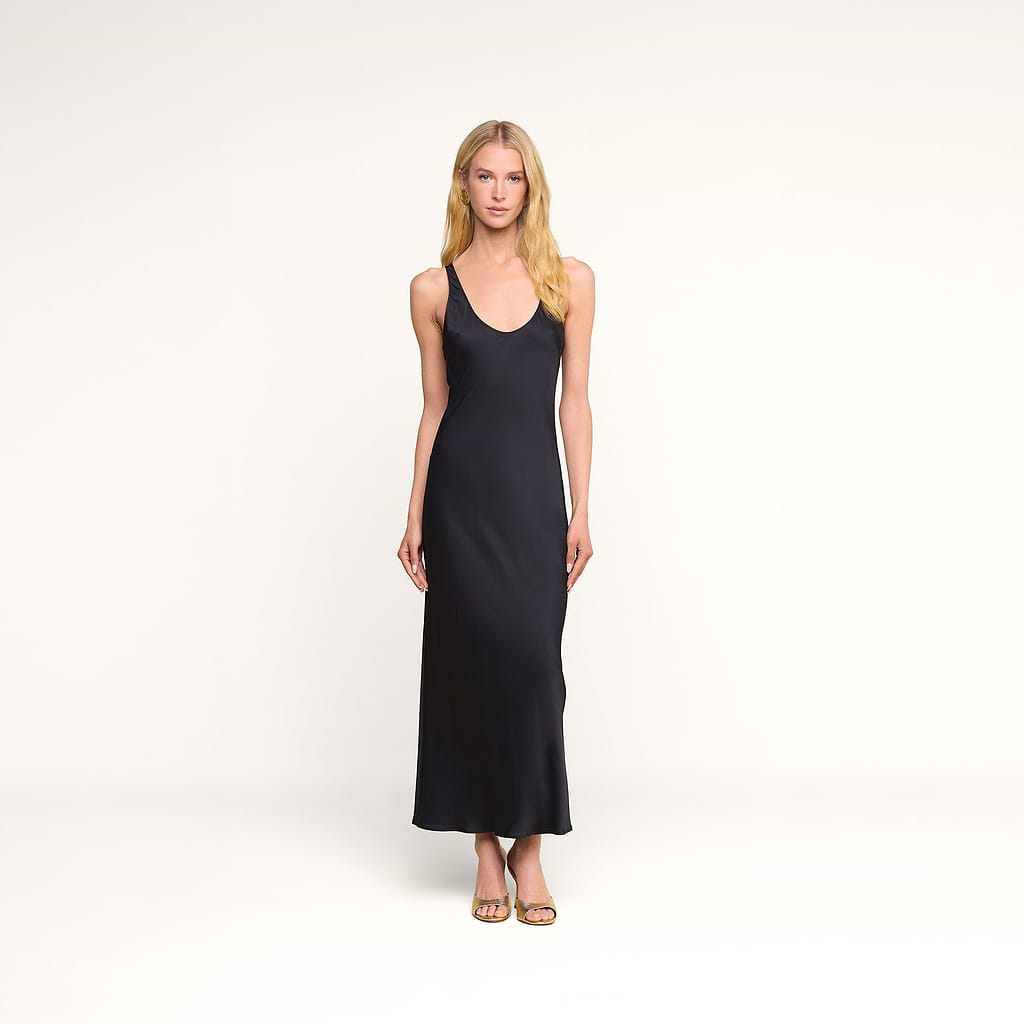 Akiya Satin Maxi Dress