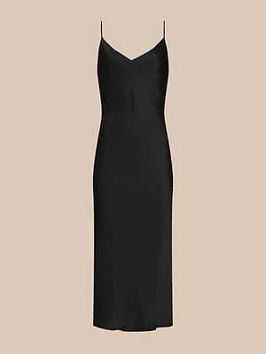Seridie Silk Slip Dress in Black | L'AGENCE Seridie Silk Slip Dress in Black | L'AGENCE