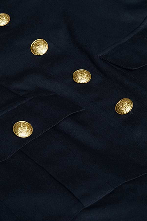 Idy Button-Front Tank Dress in Black/Gold | L'AGENCE Idy Button-Front Tank Dress in Black/Gold | L'AGENCE