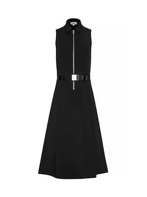 L'AGENCE Kylo Shirt Dress In Black L'AGENCE Kylo Shirt Dress In Black