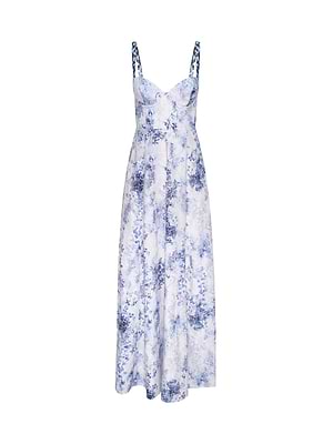 L'Agence Women's Sutton Maxi Dress - Blue - Gowns L'Agence Women's Sutton Maxi Dress - Blue - Gowns