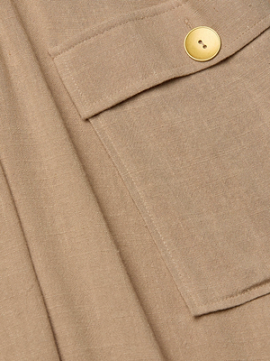 Cosima Linen-Blend Dress coming soon L'AGENCE