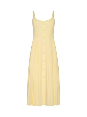 Reanne Midi Dress in Lemon Sorbet | L'AGENCE Reanne Midi Dress in Lemon Sorbet | L'AGENCE