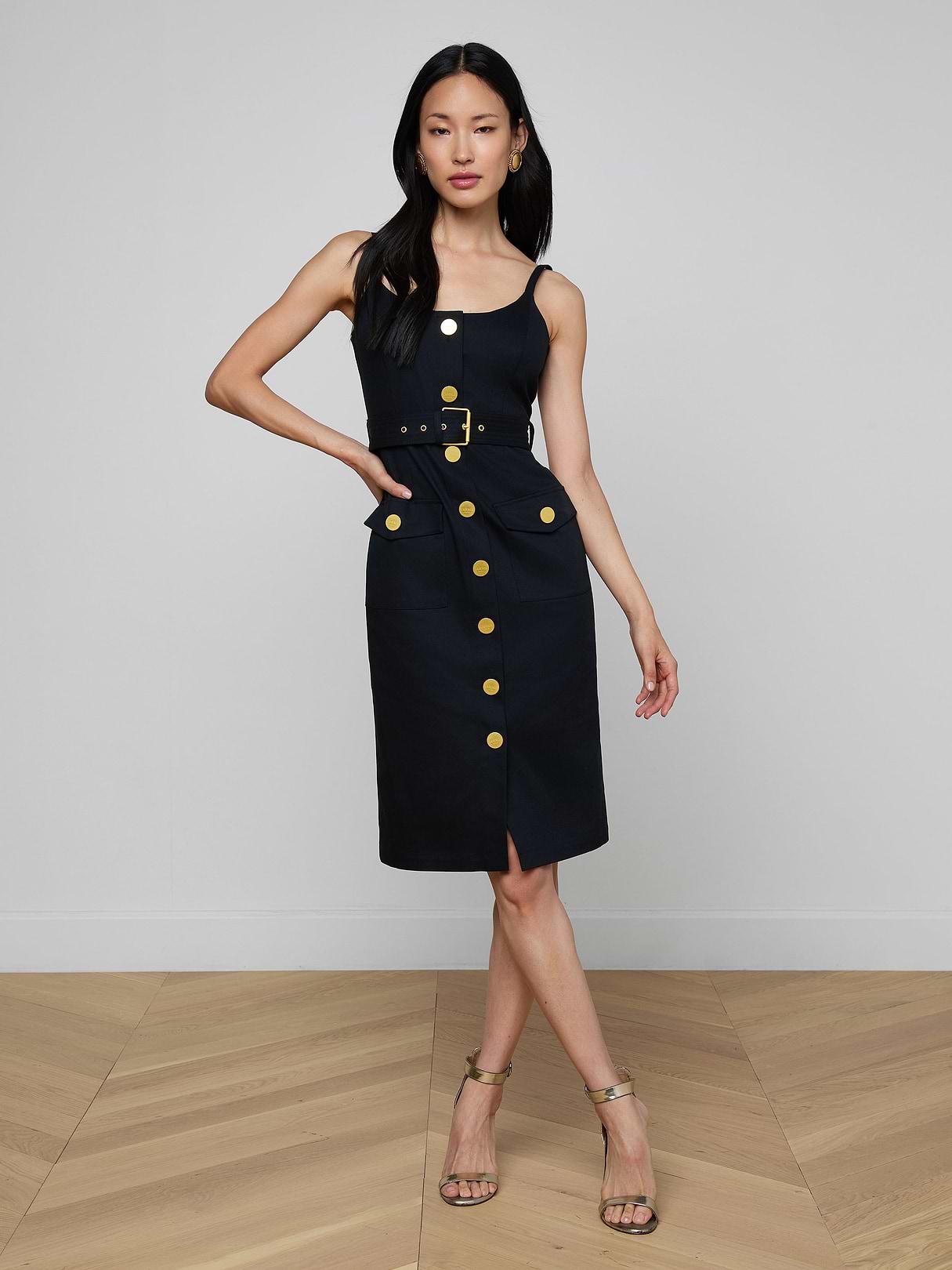 Ida Dress in Black | L'AGENCE