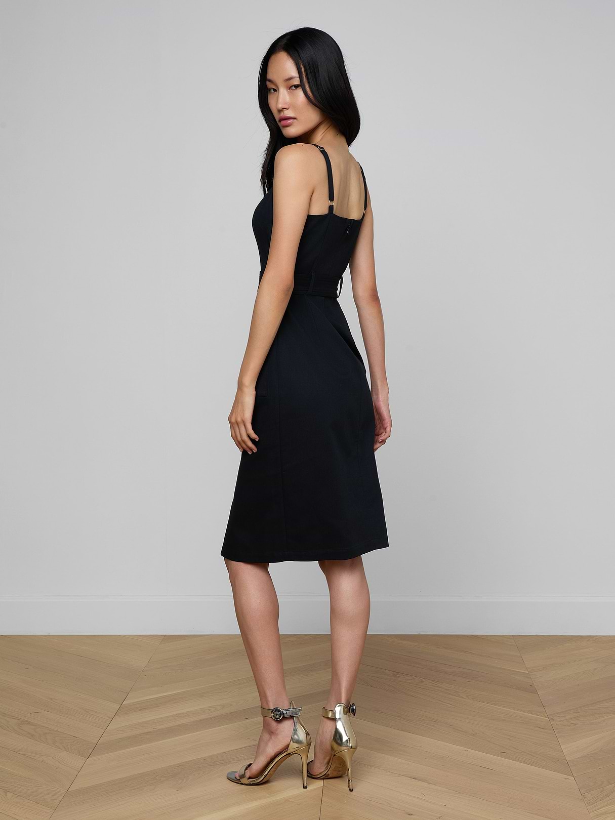 Ida Dress in Black | L'AGENCE