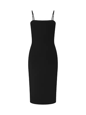 Eira Midi Dress in Black | L'AGENCE Eira Midi Dress in Black | L'AGENCE