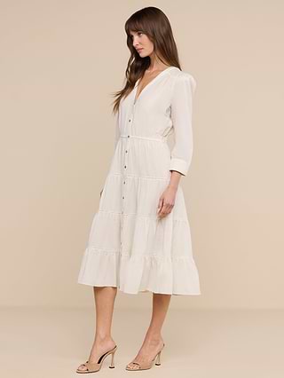 seraphine lace up midi dress Seraphine Lace Up Midi Dress