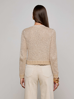 Blanca Sequin Cardigan cardigan L'AGENCE