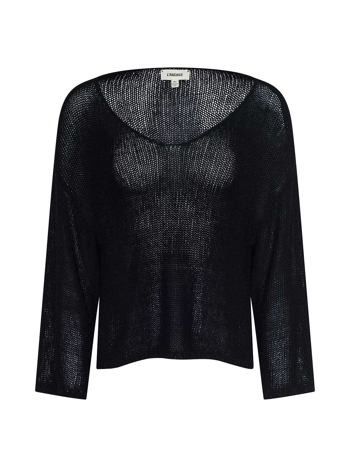 Ethan Knit Pullover in Black | L'AGENCE