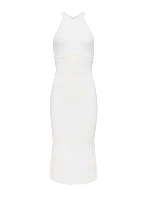 Kimi Pleat Hem Midi Dress dress L'AGENCE