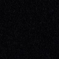 Close-up of the Guinevere Cropped Pullover in black, showcasing its ultra soft knit texture with subtle lines and patterns that lend a slightly rough and tactile appearance.