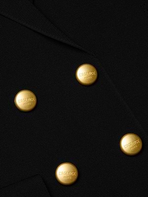 L'AGENCE Meyumi Knit Blazer Mini Dress - Black - XS L'AGENCE Meyumi Knit Blazer Mini Dress - Black - XS