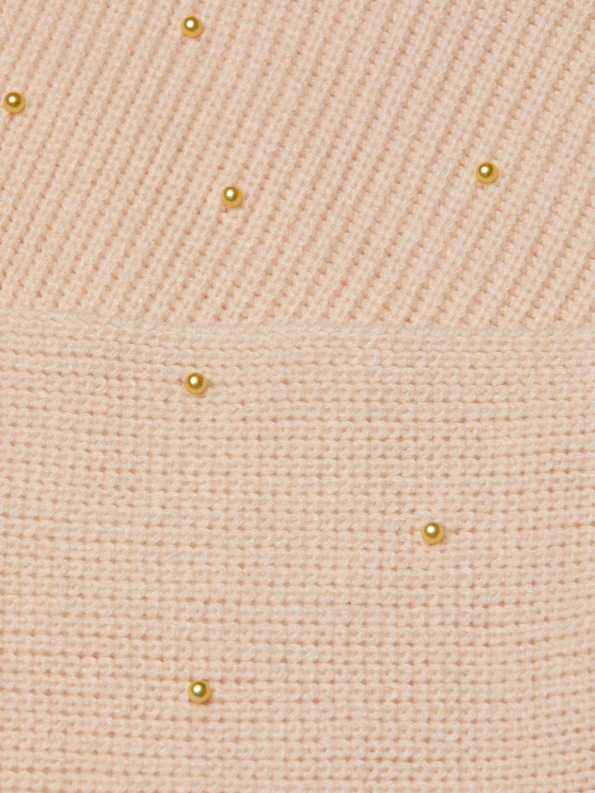 Antonella Crossover Sweater in Soft Blush/Gold | L'AGENCE