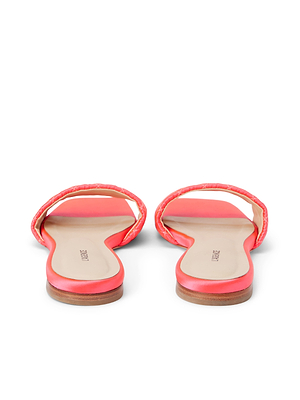 Aloise Satin Slide Sandal shoes L'AGENCE Sale