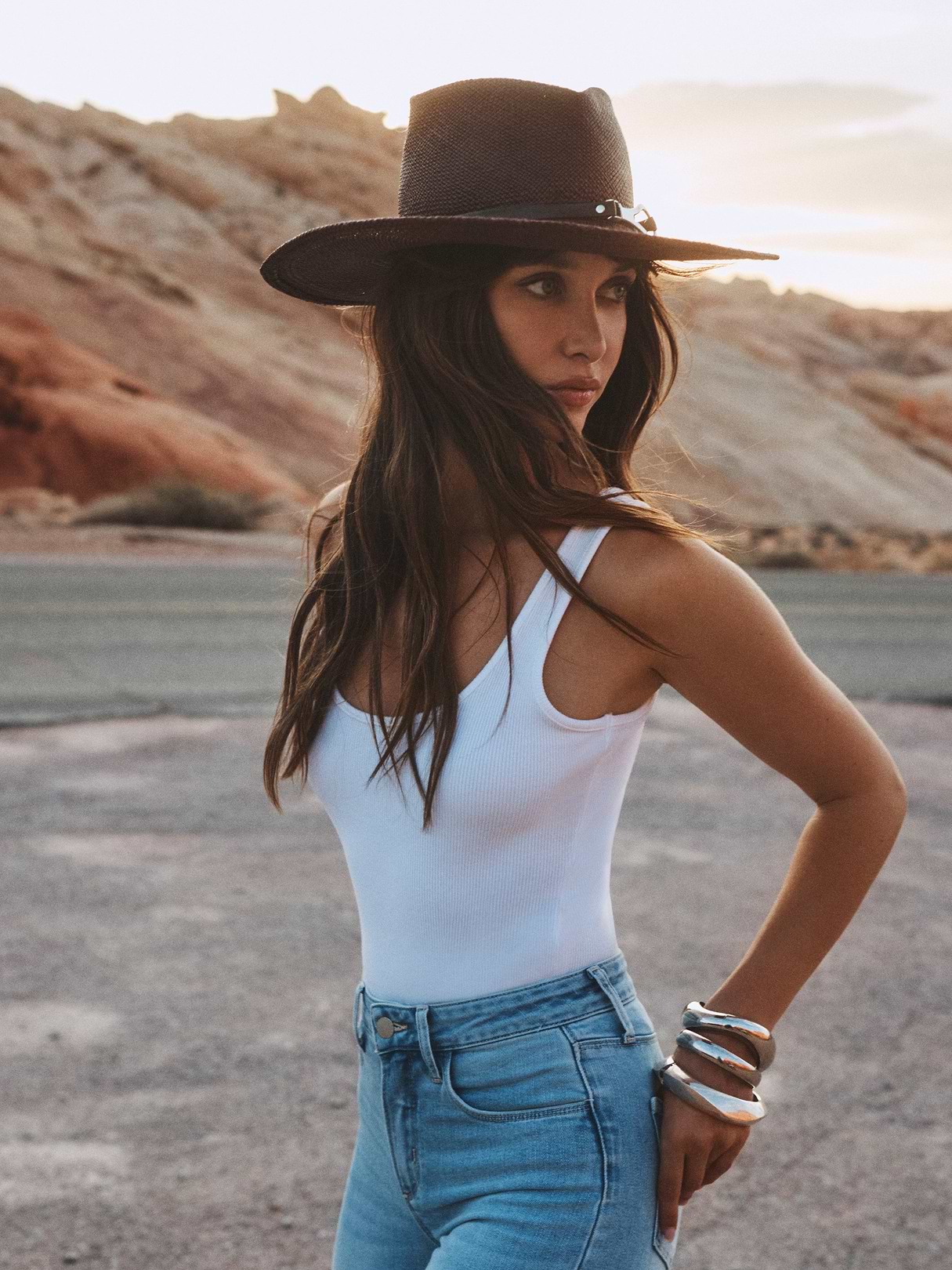 Estella Fedora in Espresso | L'AGENCE