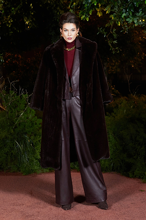 Livvy Leather Trouser pant L'AGENCE Sale