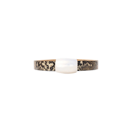 The Milou Belt, featuring a brown snake-embossed design and a prominent rectangular silver-plated buckle, is displayed on a plain white background.
