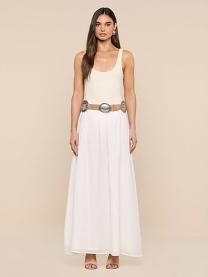 Austin Suede Belt in Cappuccino Suede | L'AGENCE Austin Suede Belt in Cappuccino Suede | L'AGENCE