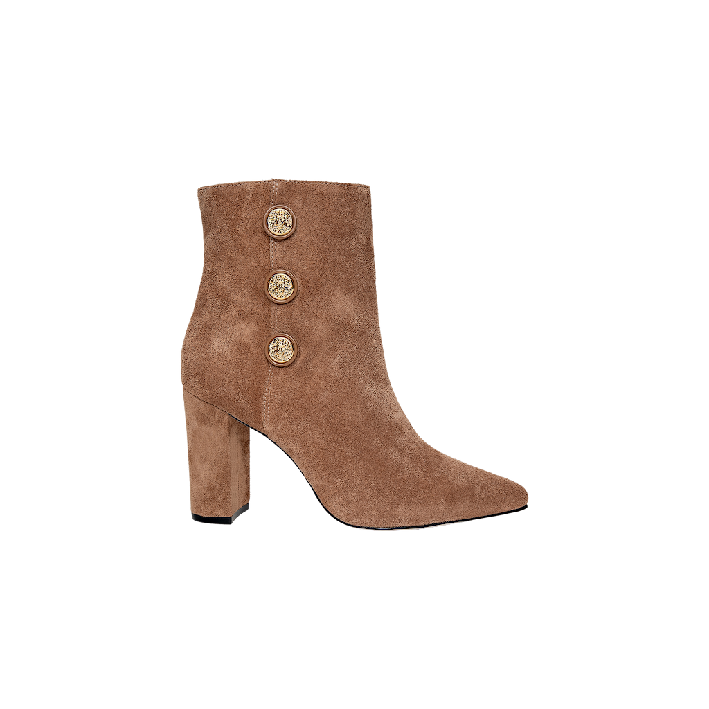 Theodora Block Heel Bootie