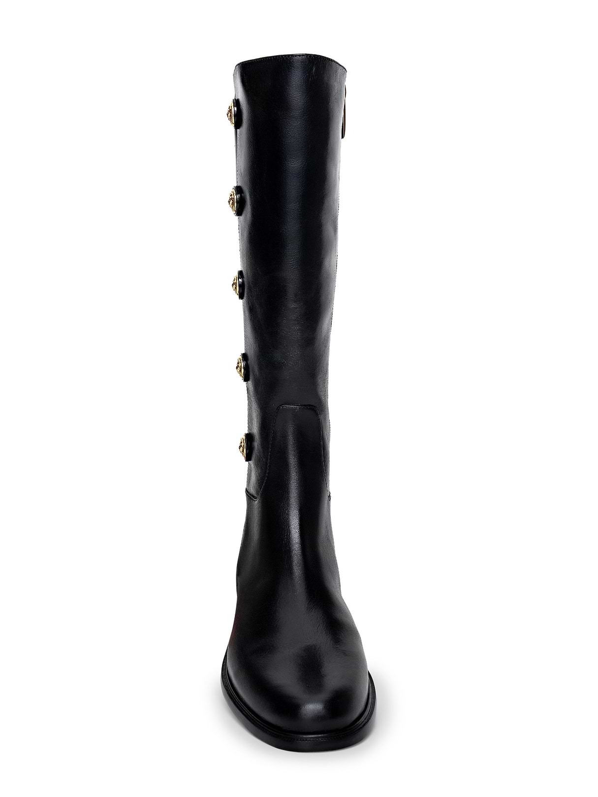 Oceana Riding Boot in Black Leather | L'AGENCE