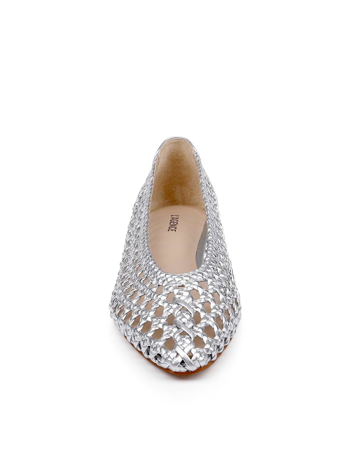 アレクサンドルジュヴォー　ヴァン・ド・フランス・アン・ロルム 2008年 Alsace Ballet Flat in SilverLeather | L'AGENCE