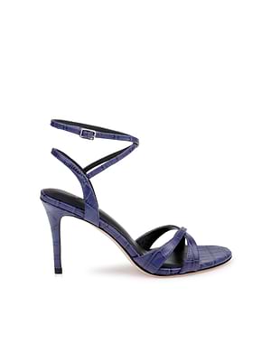 L'AGENCE Miranda Strappy Women Sandals - Midnight Croco L'AGENCE Miranda Strappy Women Sandals - Midnight Croco