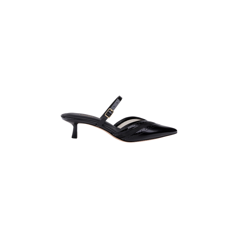 Shelbie Kitten-Heel Mule