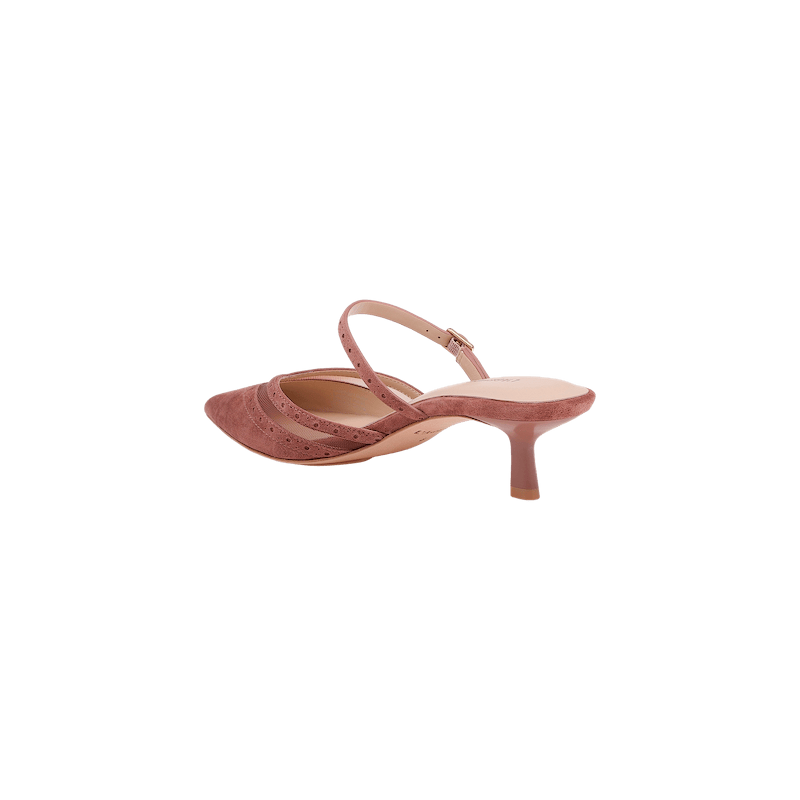 Shelbie Kitten-Heel Mule