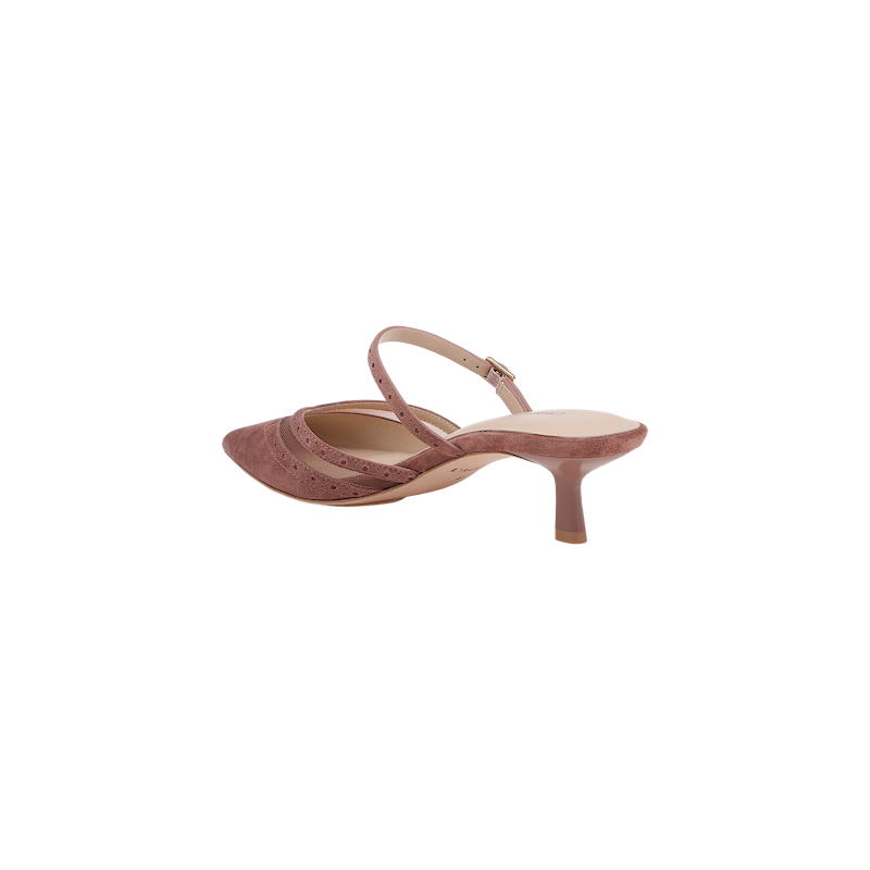 Shelbie Kitten-Heel Mule
