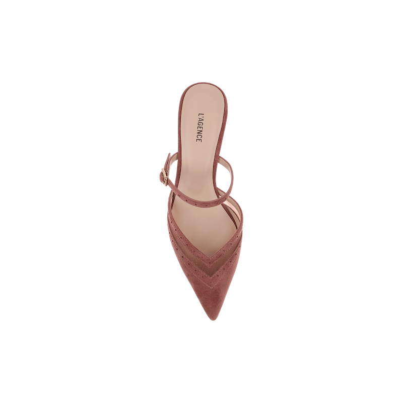 Shelbie Kitten-Heel Mule